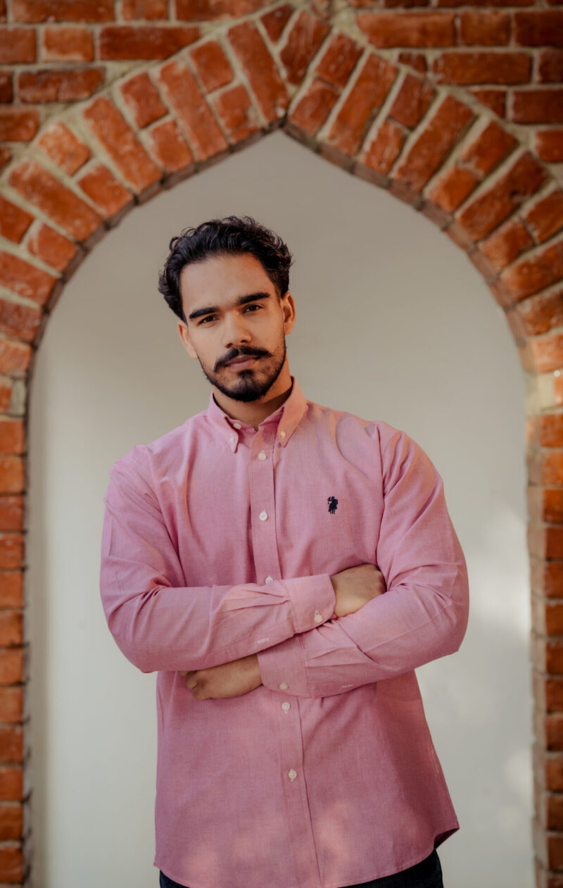 PINK OXFORD BUTTON DOWN SHIRT