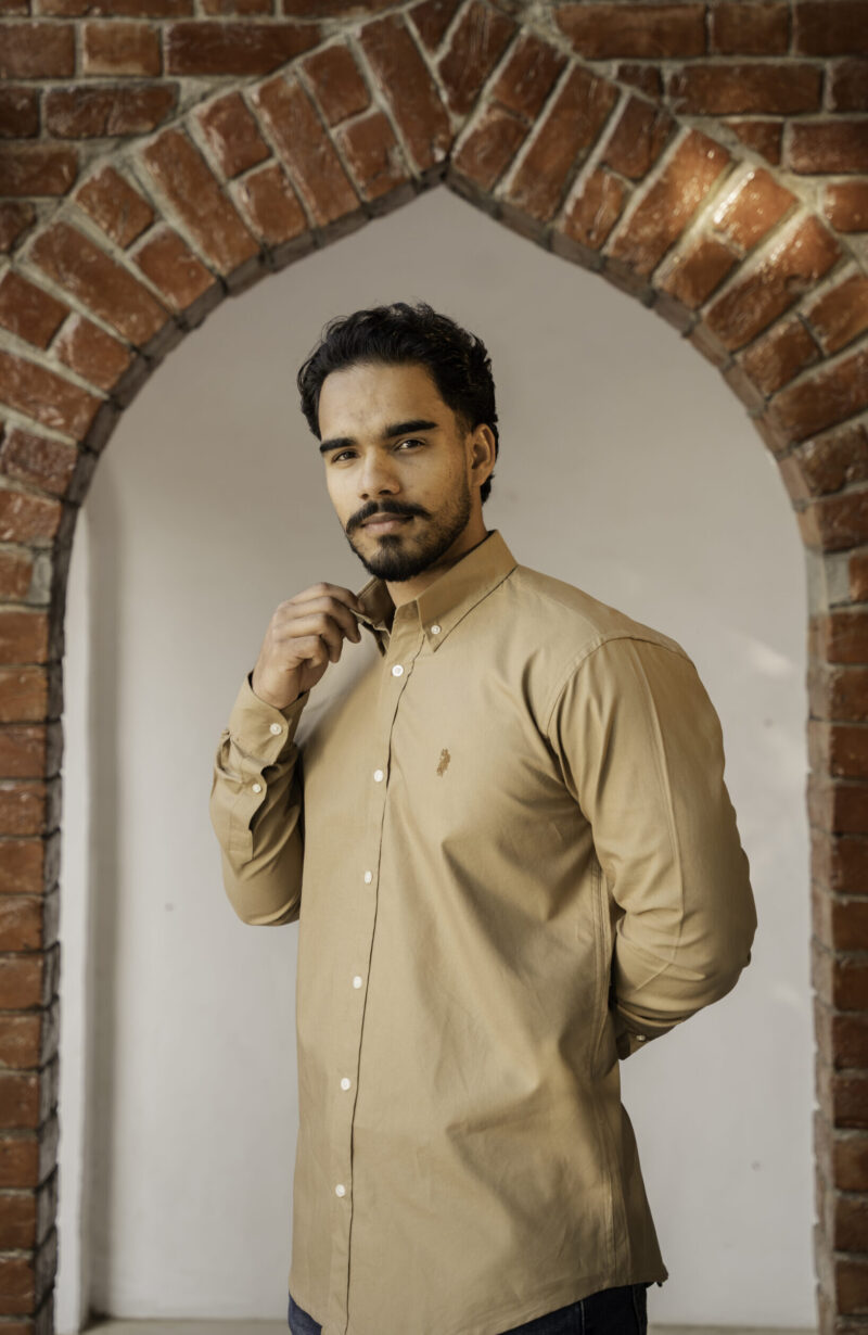 Light Brown Oxford Shirt