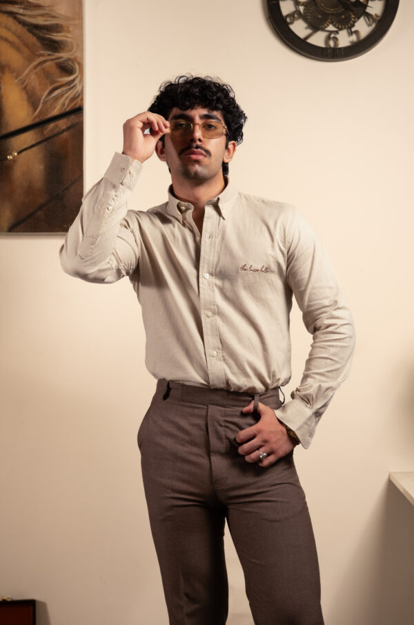 Desert Beige Linen Shirt